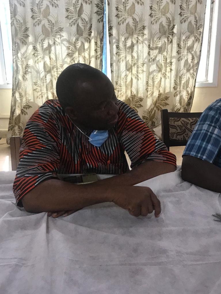 Bwiam Hospital staff audience